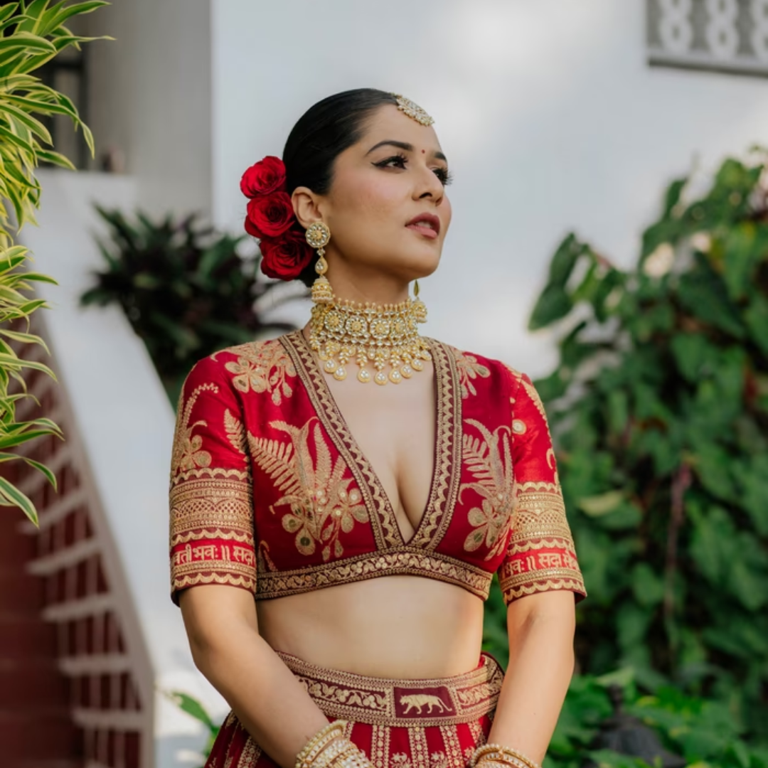 Ivory Pearl Designer Blouse