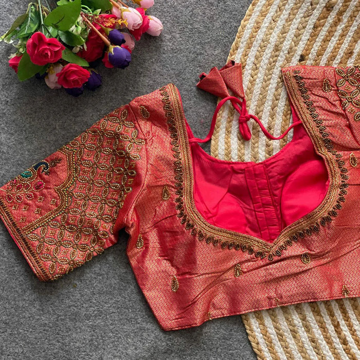 Rose Gold Elegance Blouse